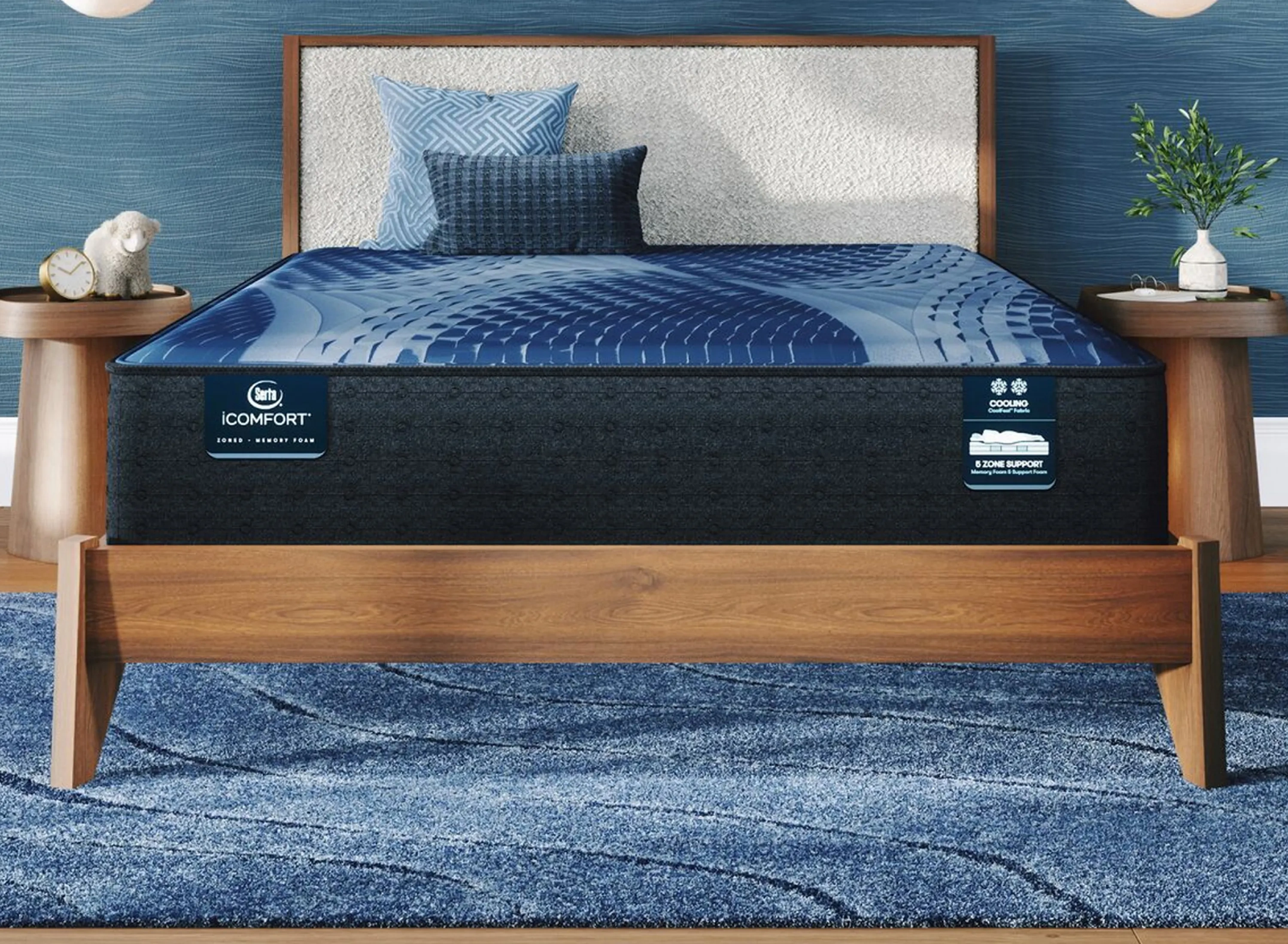 Serta iComfort Memory Foam Aspire Medium Mattress | Raymour & Flanigan