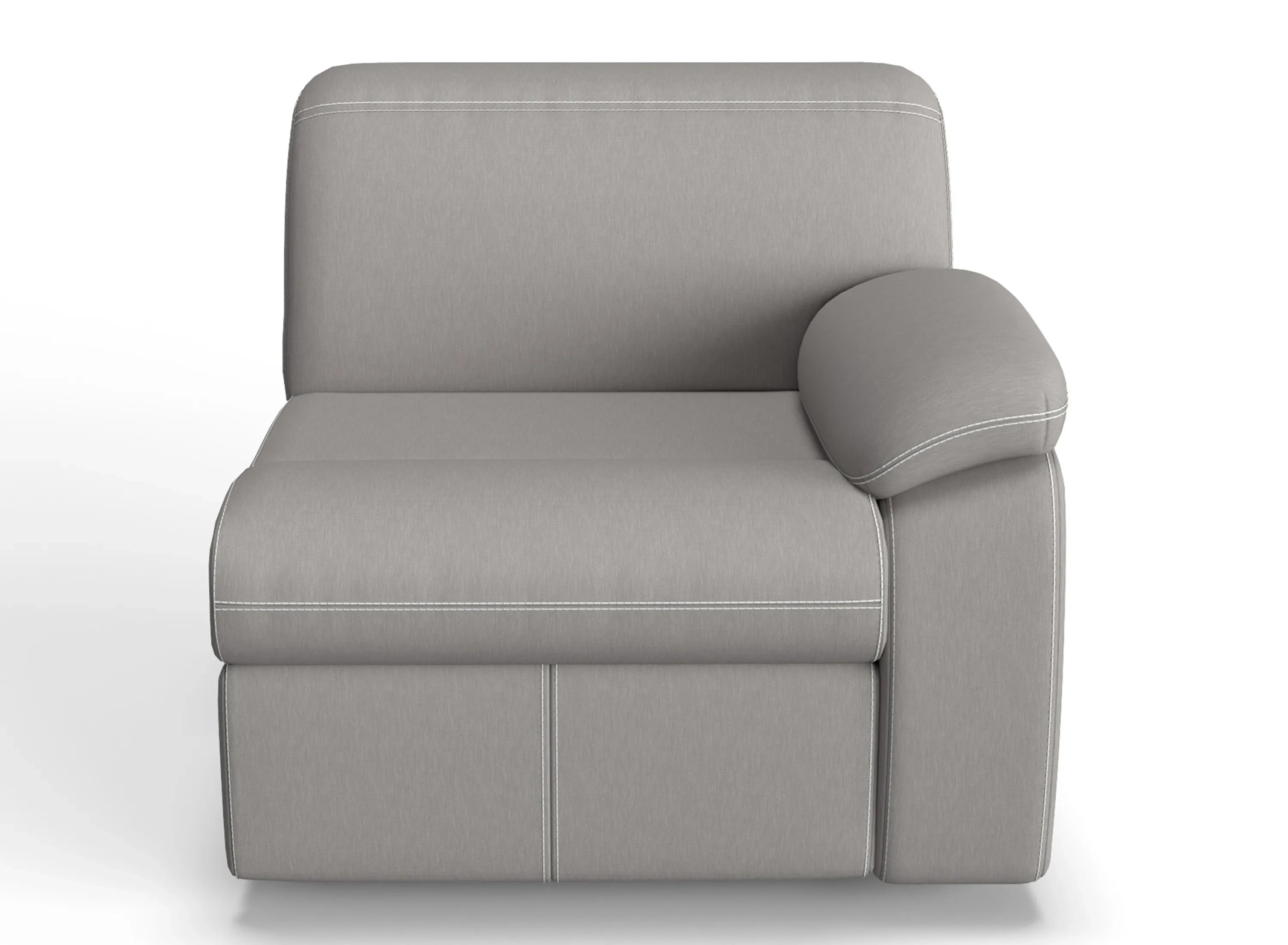 Enbright Microfiber Right Arm Facing Power Recliner w/ Ratchet