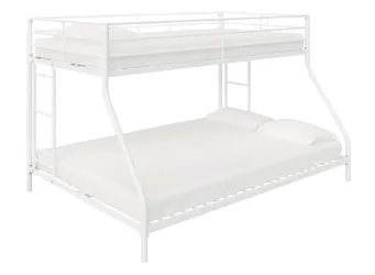 Atwater Living Bloor Small Space Twin over Full Bunk Bed White Product_Grid_Image