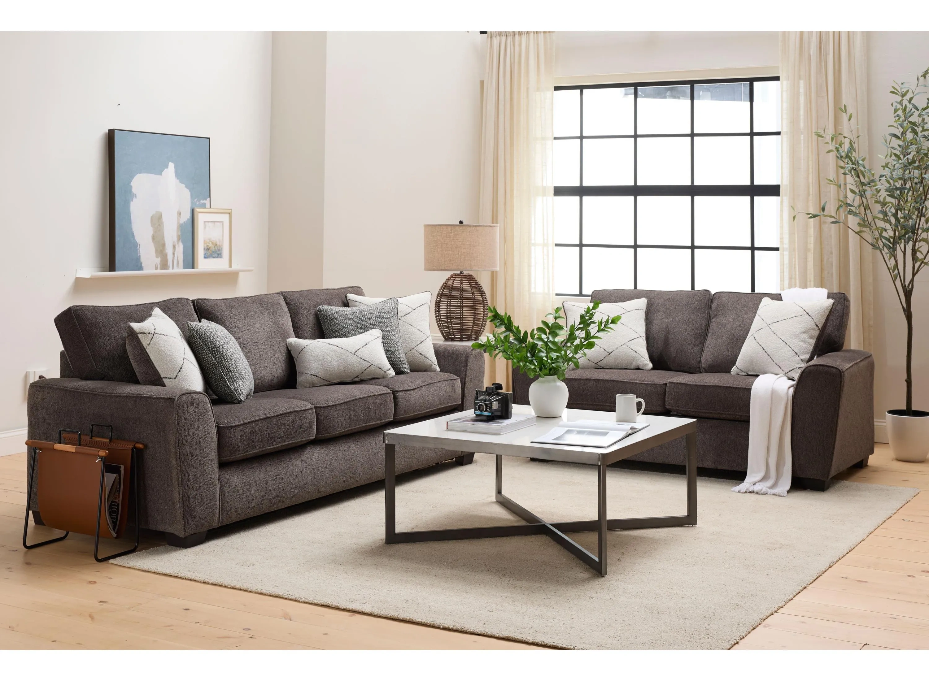 Raymour And Flanigan Living Room Setnull