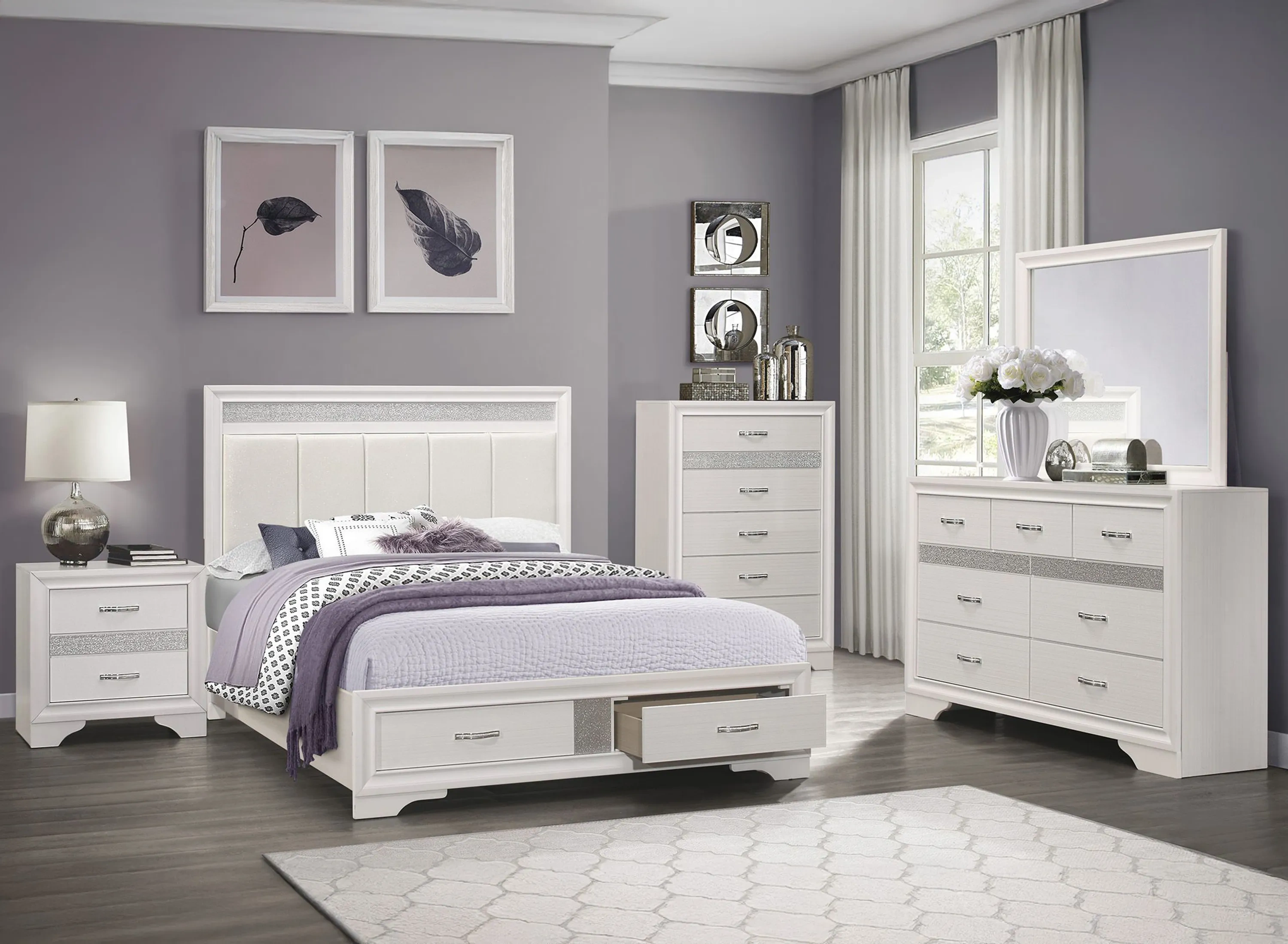 Griggs 4-pc. Upholstered Storage Bedroom Set