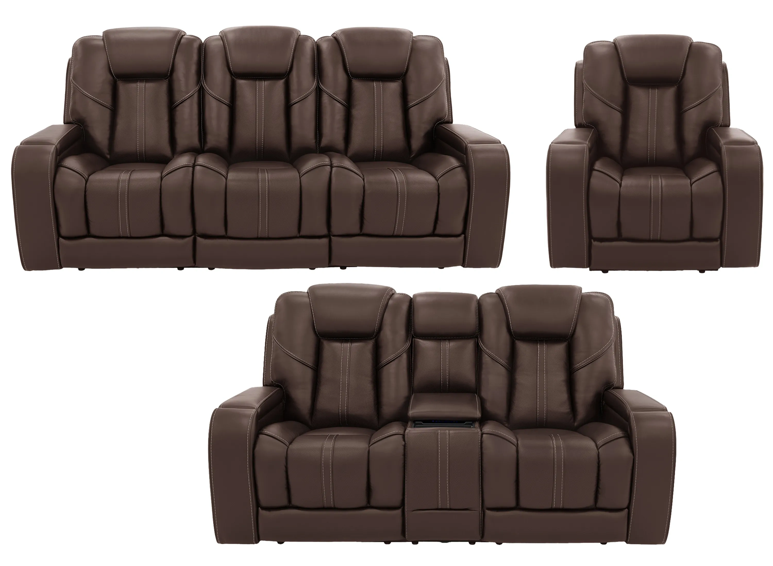 Starlight Triple Power Living Room Set | Raymour & Flanigan