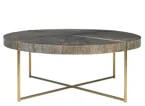 Vitya Oval Glass Coffee Table