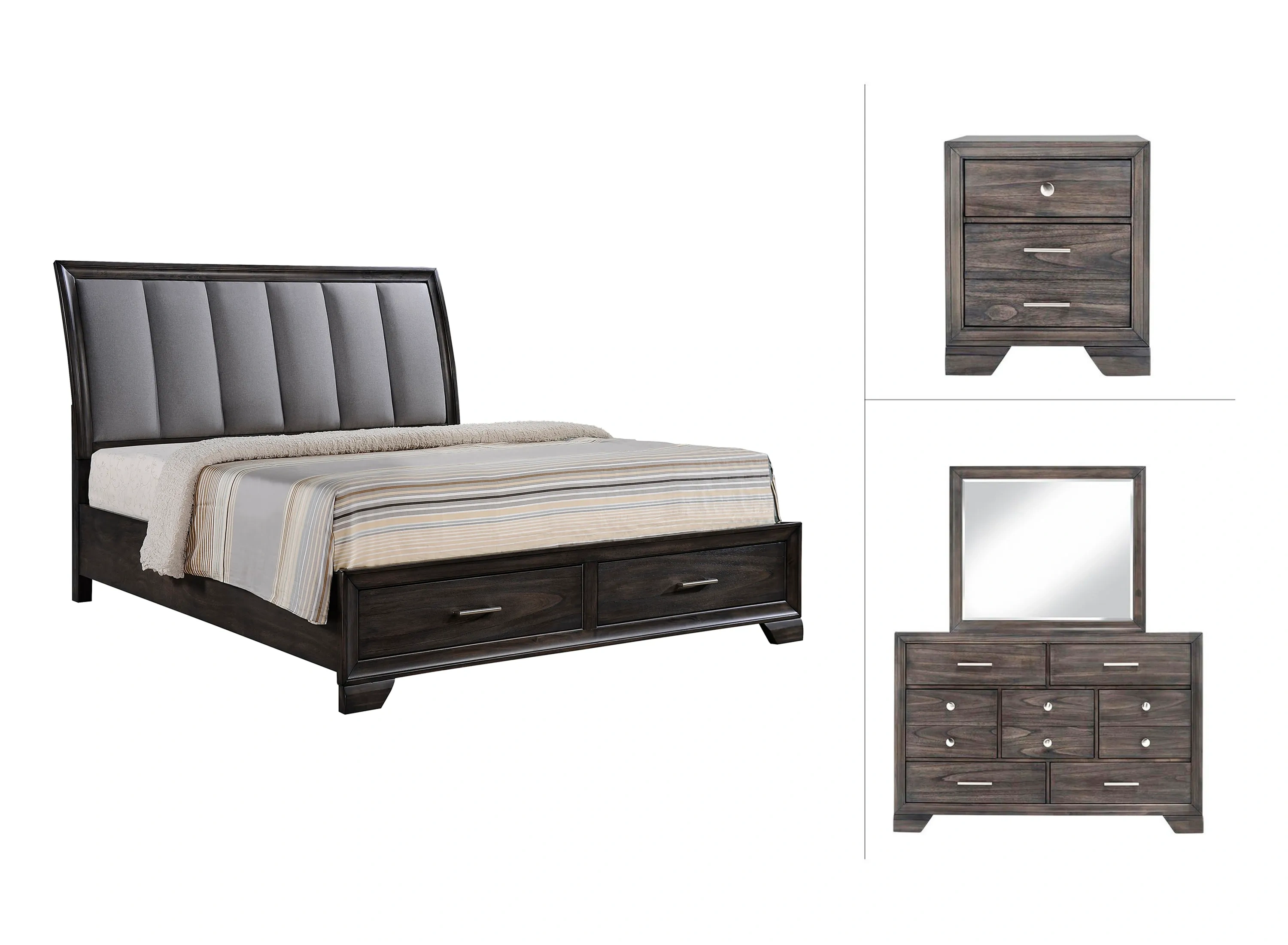 Wegner 4-pc. Bedroom Set | Raymour & Flanigan