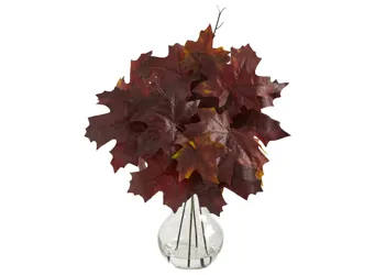 18in. Autumn Maple Leaf Artificial Plant  Product_Grid_Image