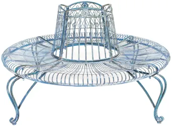 Reslor Outdoor Wrought Iron Tree Bench  Product_Grid_Image