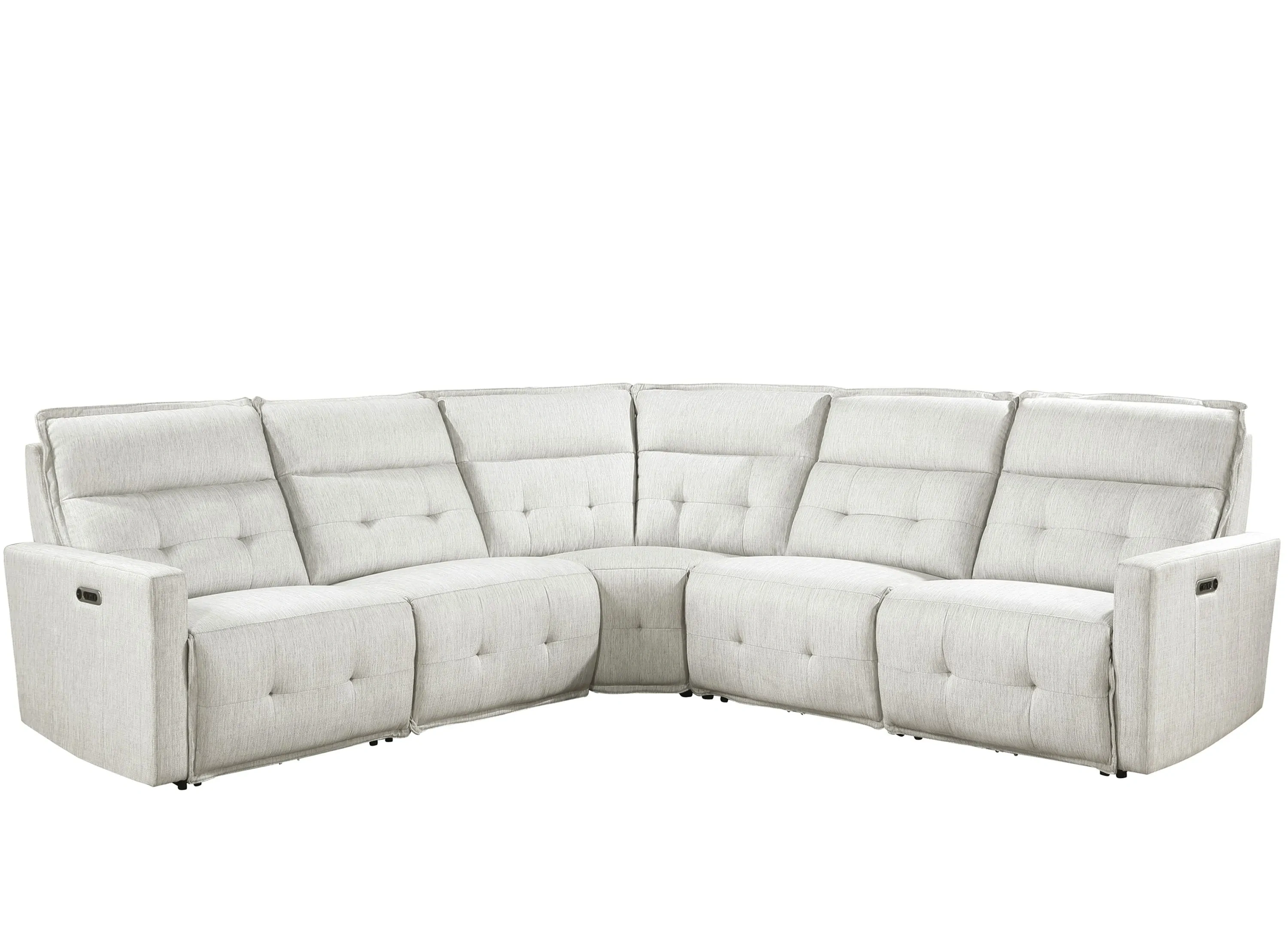 Fitch 5-pc Power Reclining Sectional | Raymour & Flanigan