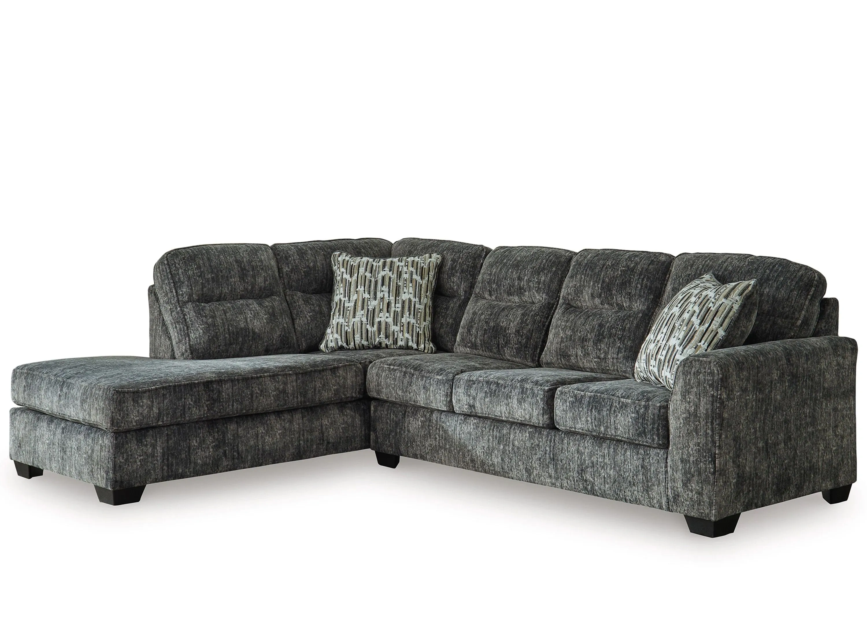 Moske　2 Lonoke 2-pc. Sectional with Chaise | Raymour & Flanigan