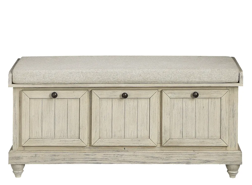 Hakea Upholstered Storage Bench | Raymour & Flanigan