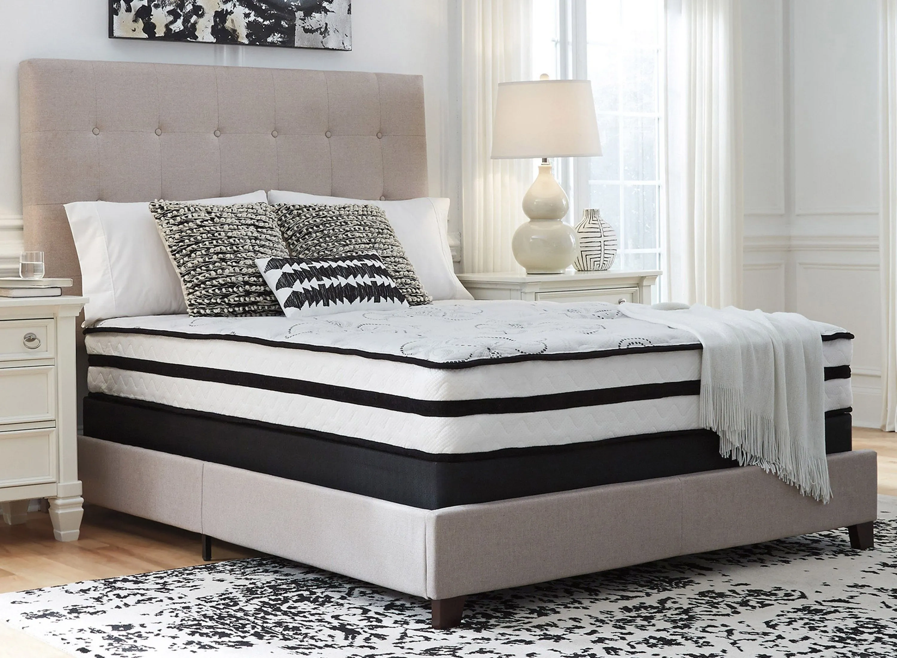 Morton マットレス Magic Sleeper Firm Vinyl Mattress w/Tape Edge | Raymour
