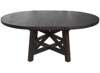 Zabela Round Dining Table w/ Leaf  Product_Grid_Image