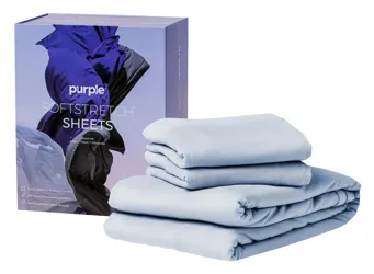 Purple SoftStretch Sheets - Split King Morning Mist Product_Grid_Image
