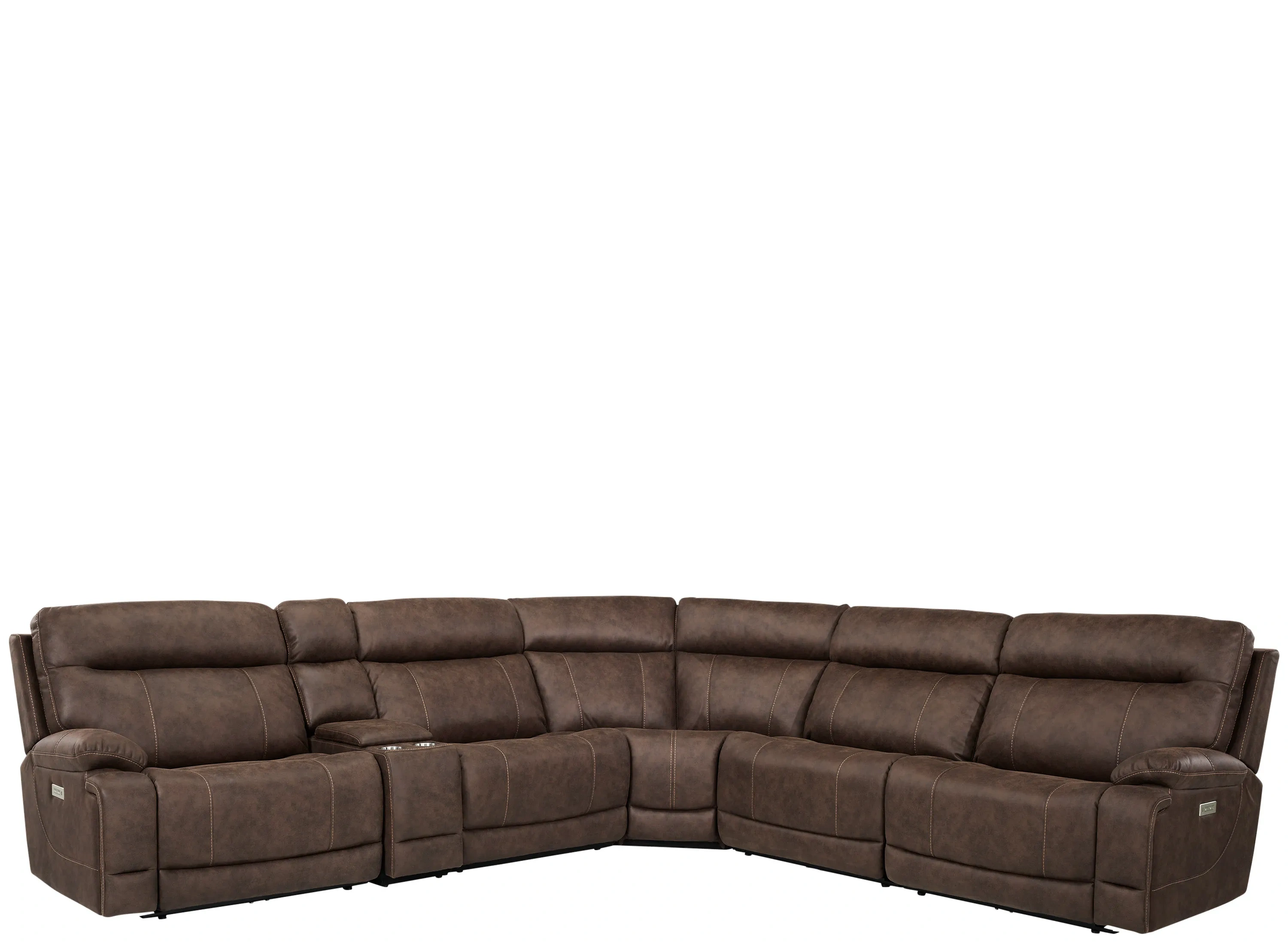 Gates 6-pc. Dual Power Sectional | Raymour & Flanigan