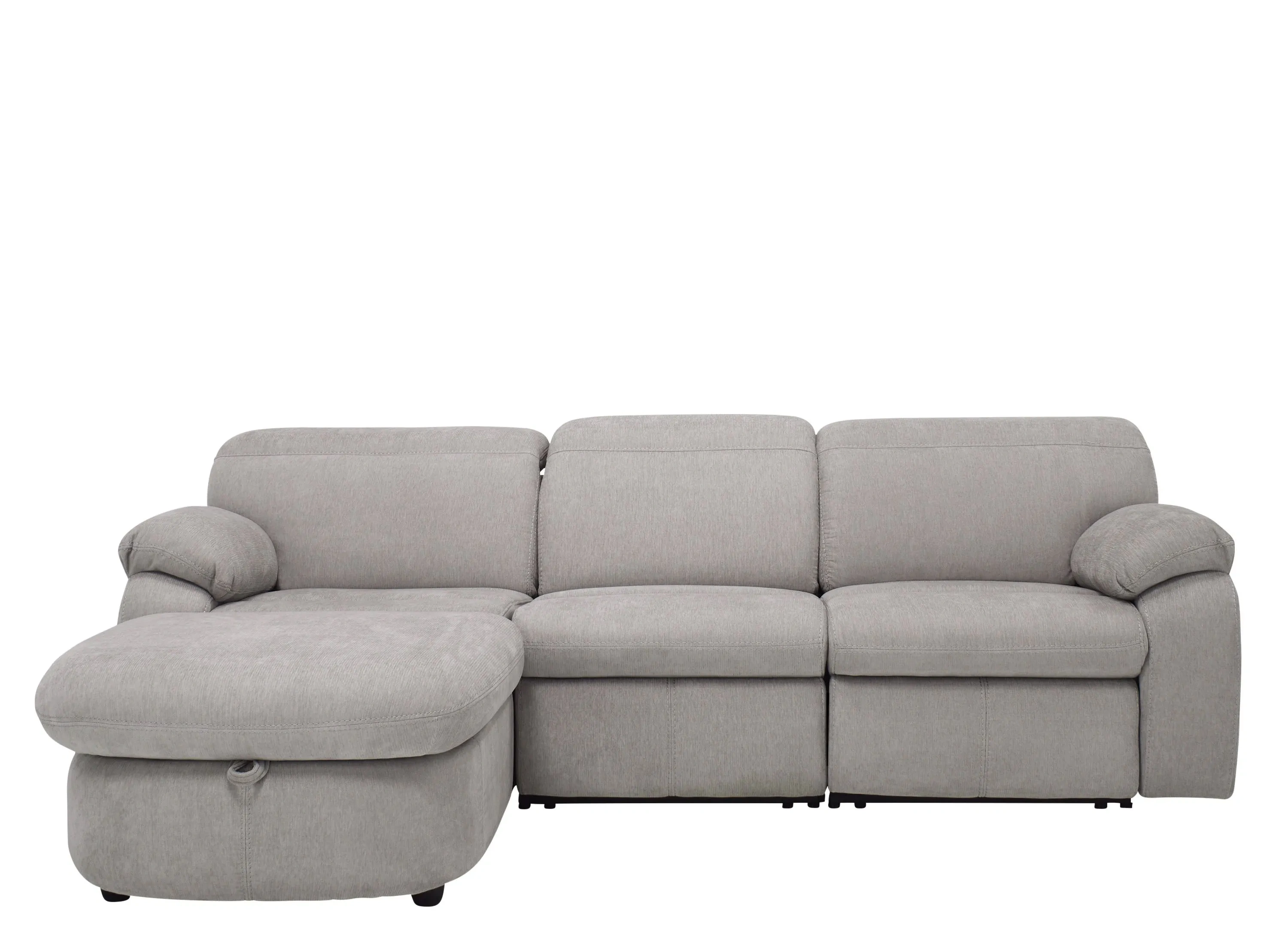 Enbright Microfiber 3-pc. Power-Reclining Sectional | Raymour