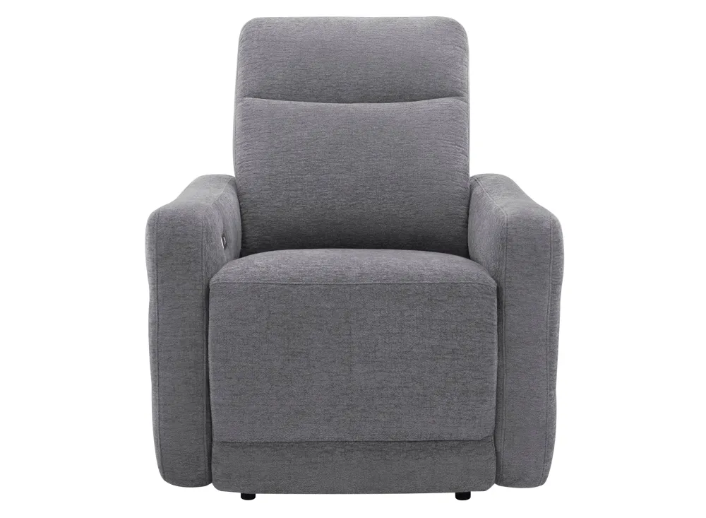 Yardley Chenille Power Recliner with Power Headrest and Lay