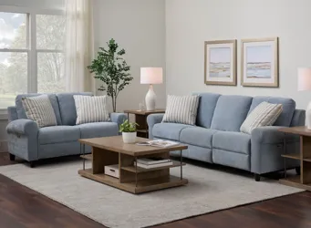 Keegan 2-pc. Reclining Sofa and Glider Console Loveseat