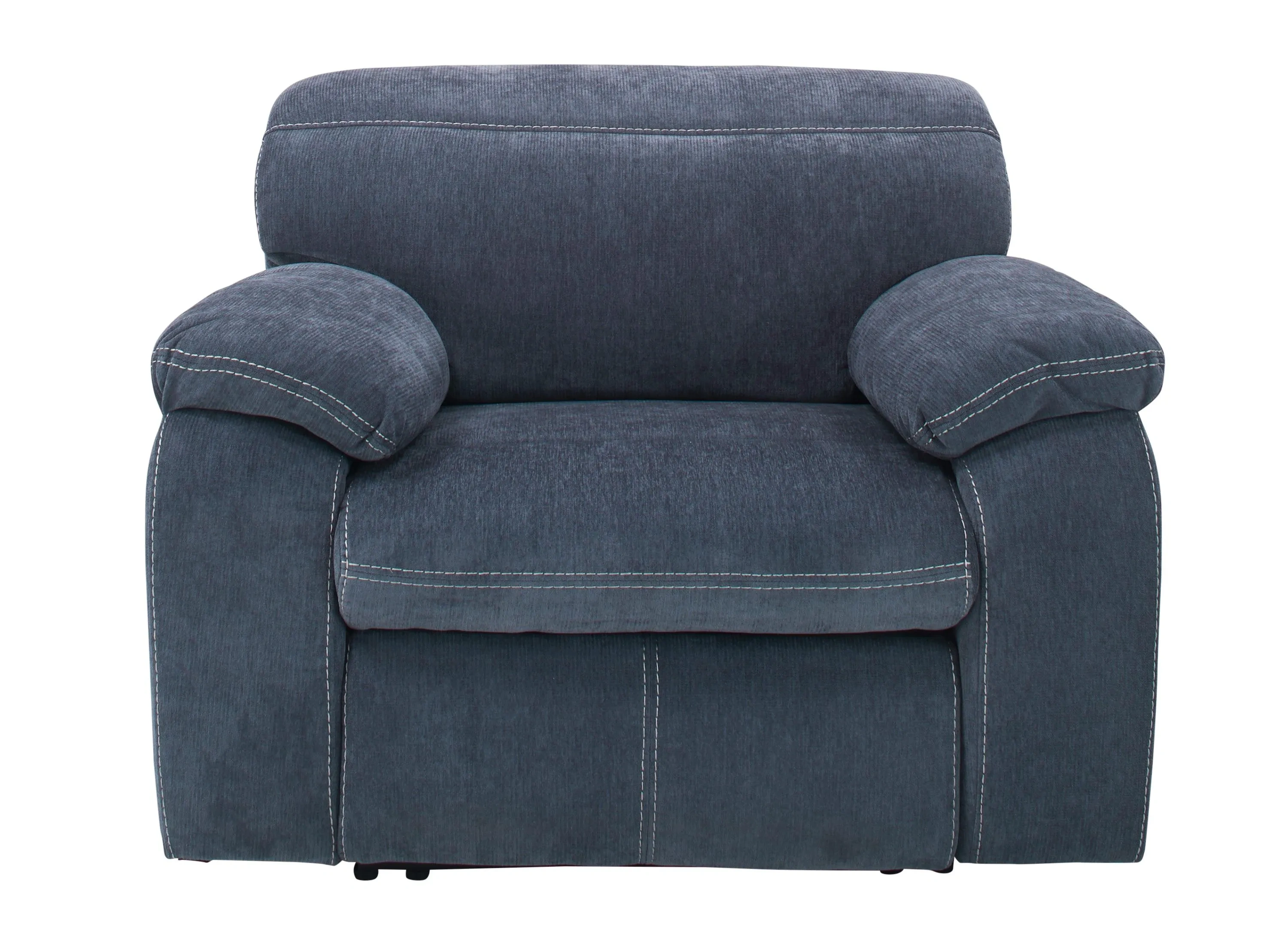 Enbright Microfiber Power Recliner w/ Ratchet Headrest | Raymour