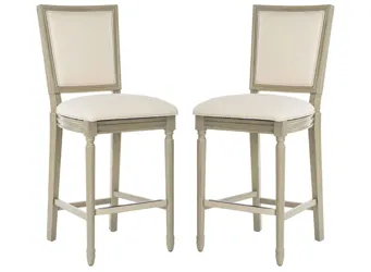 Buchanan Rectangular Bar Stool - Set of 2 Light Beige Product_Grid_Image