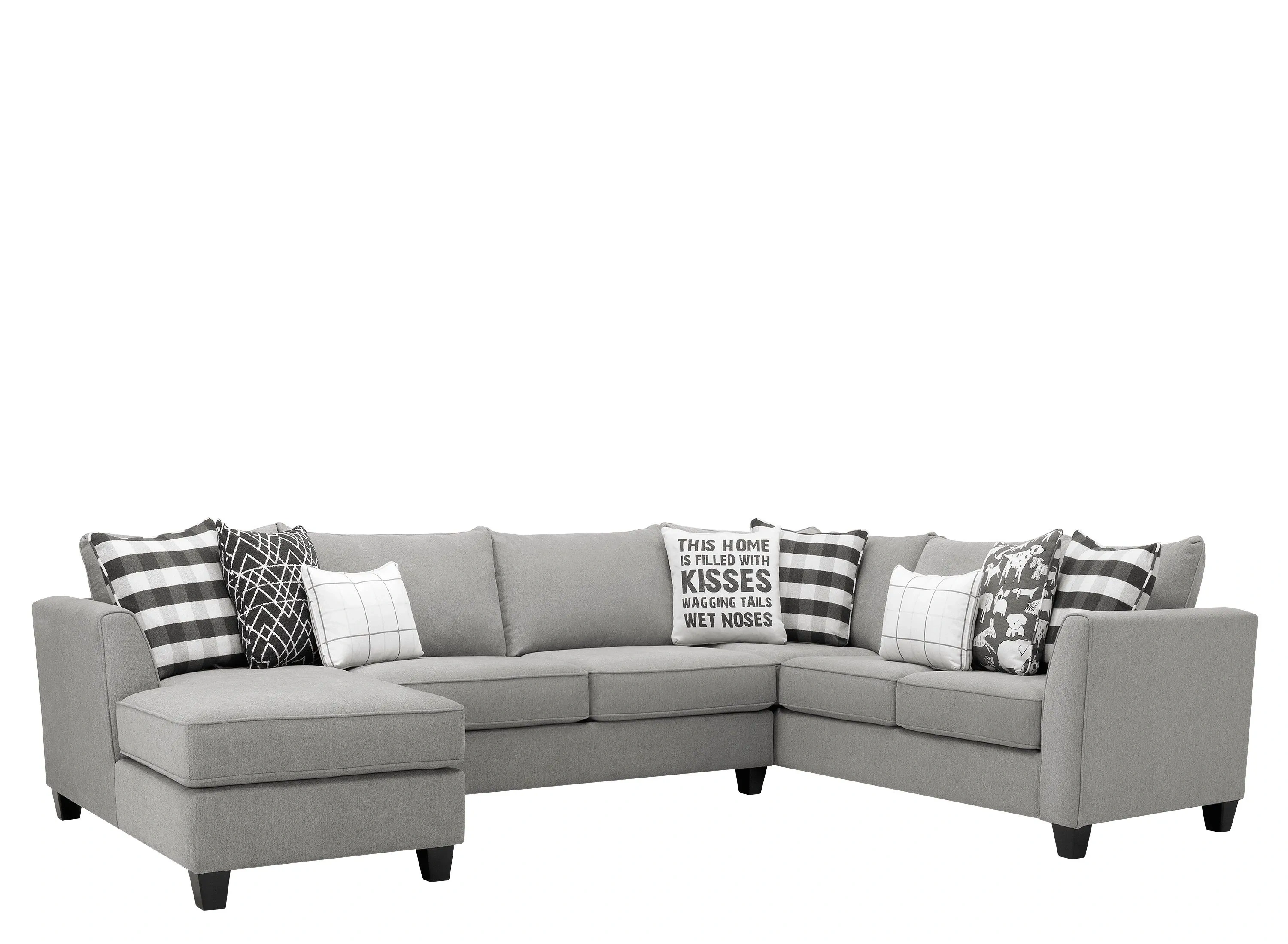 Daine 3 pc. Sectional Sofa Raymour Flanigan