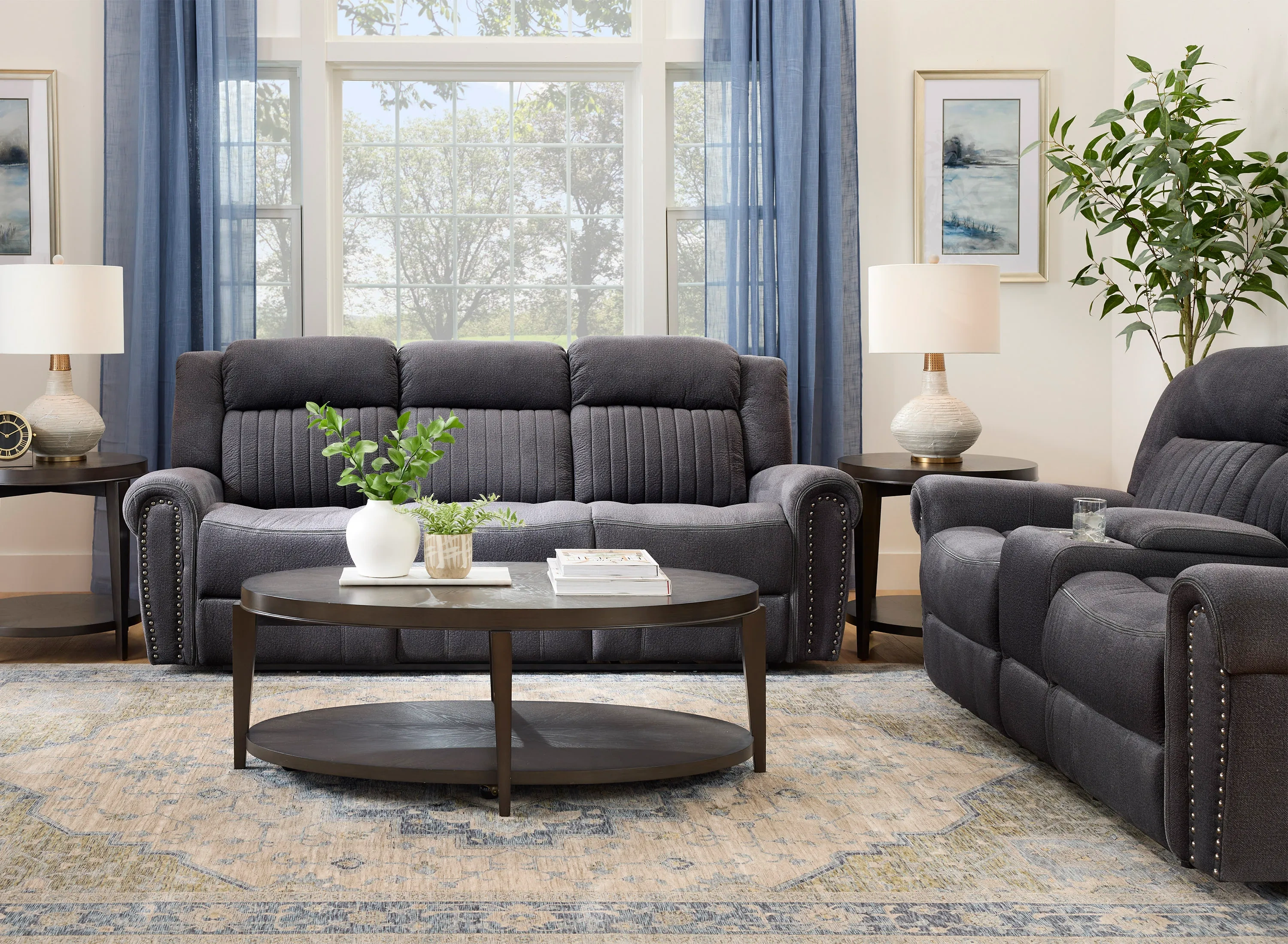 e harrison living in.. (RAREセット送料込） Harrison Living Room Set | Raymour & Flanigan