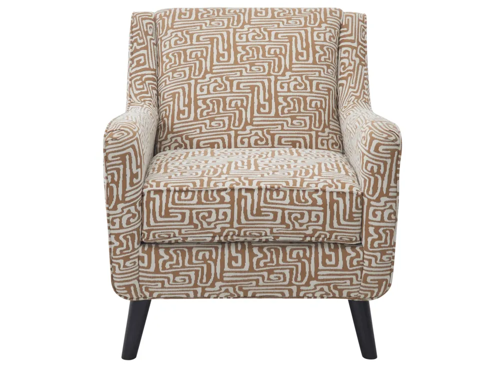 Francfranc AUGEN CHAIR オウゲンチェア 千鳥格子柄 Durango Accent Chair | Raymour & Flanigan