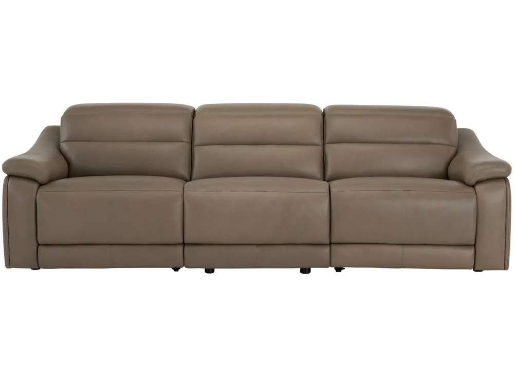 Tucker 3-pc. Triple Power Leather Sofa | Raymour & Flanigan