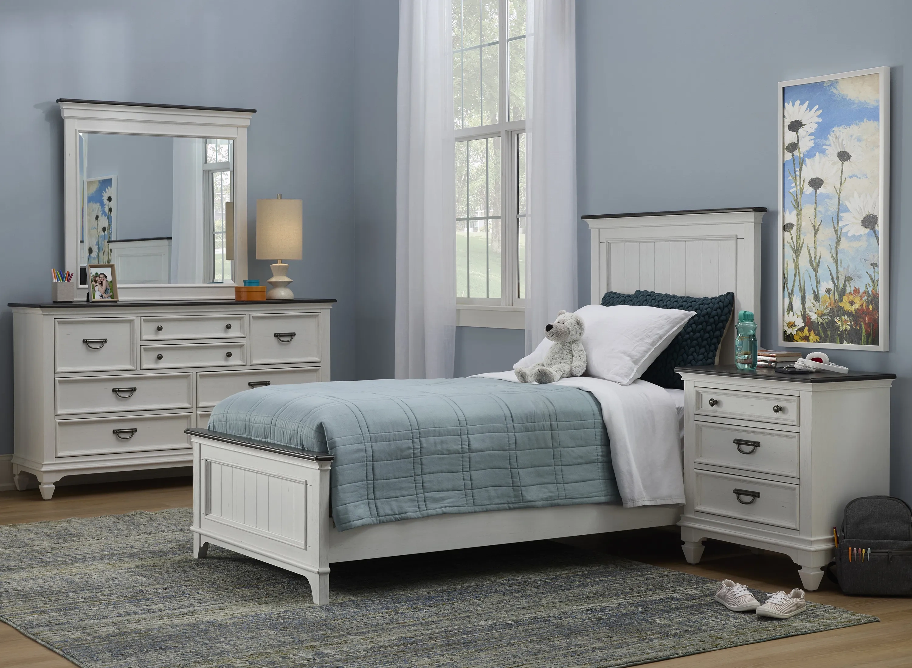 grey dresser sale Child Craft Westgate 6-Drawer Double Dresser main image 1
