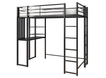 Abode Twin Loft Bed Black Product_Grid_Image