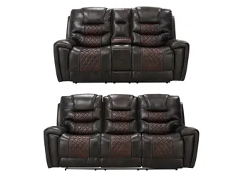 Keegan 2-pc. Reclining Sofa and Glider Console Loveseat