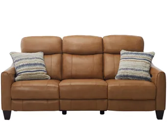 Mullican Zero Gravity Power Sofa w/ Power Headrest Livorno Saddle Product_Grid_Image