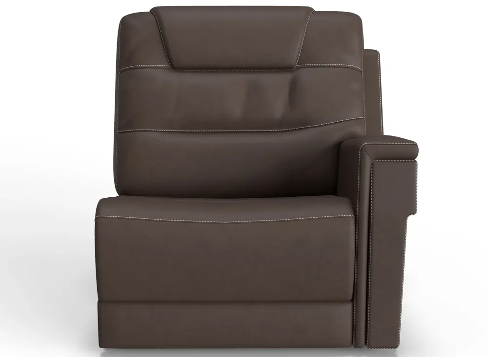 Danbury Right Arm Facing Triple Power Recliner | Raymour & Flanigan