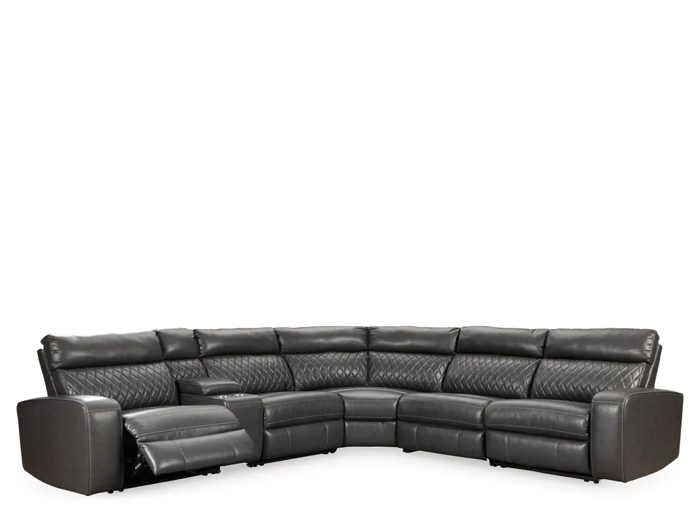 Samperstone 6-pc. Power Reclining Sectional | Raymour & Flanigan