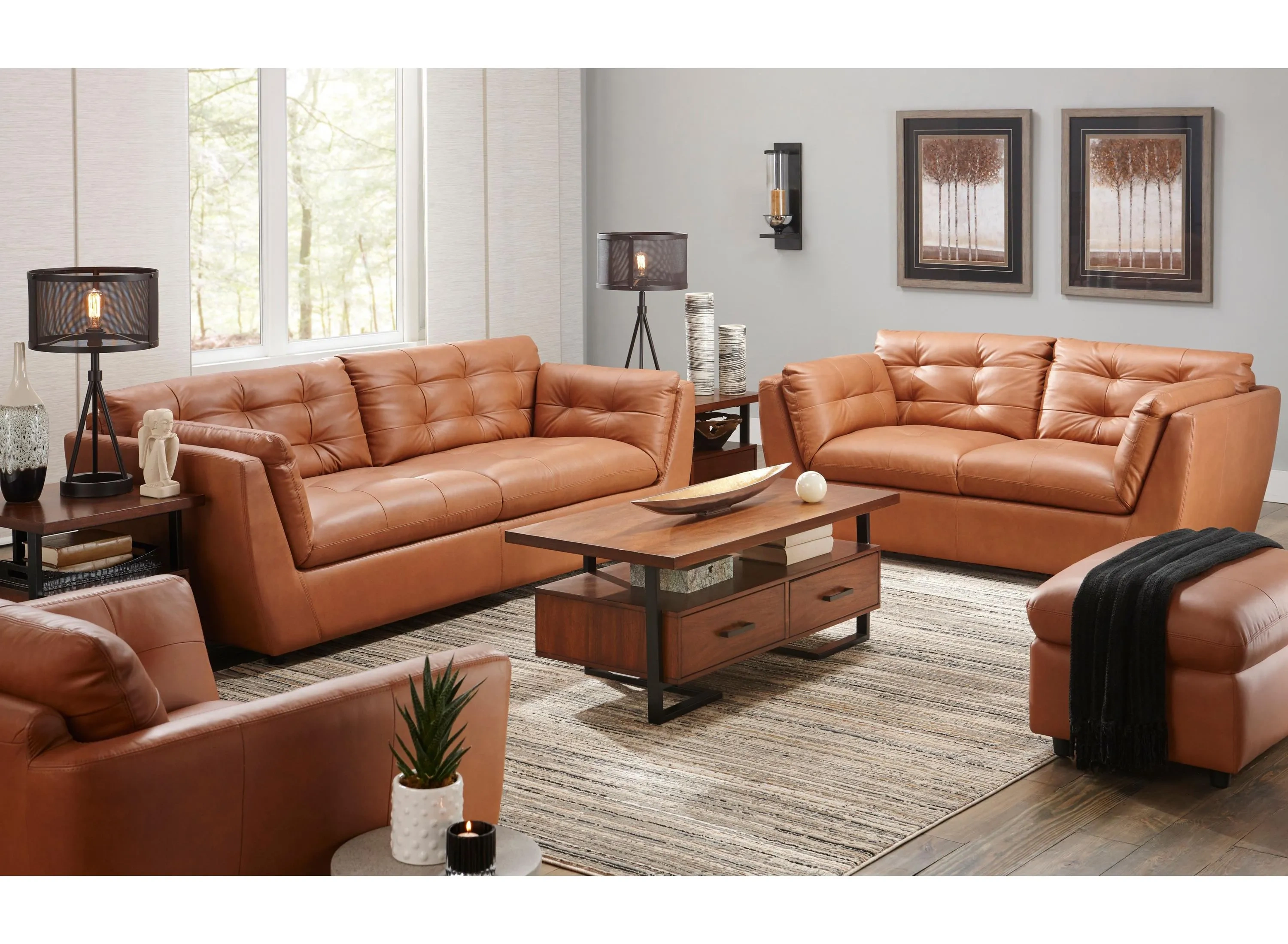 Damar Living Room Set | Raymour & Flanigan