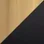 Gold Metal, Black PU