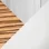 Chrome Metal, Zebra Wood, White PU