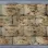 Light brown layered simulated cork with silver colored frame