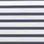White/Navy Stripe