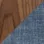 Walnut;Blue;Chrome